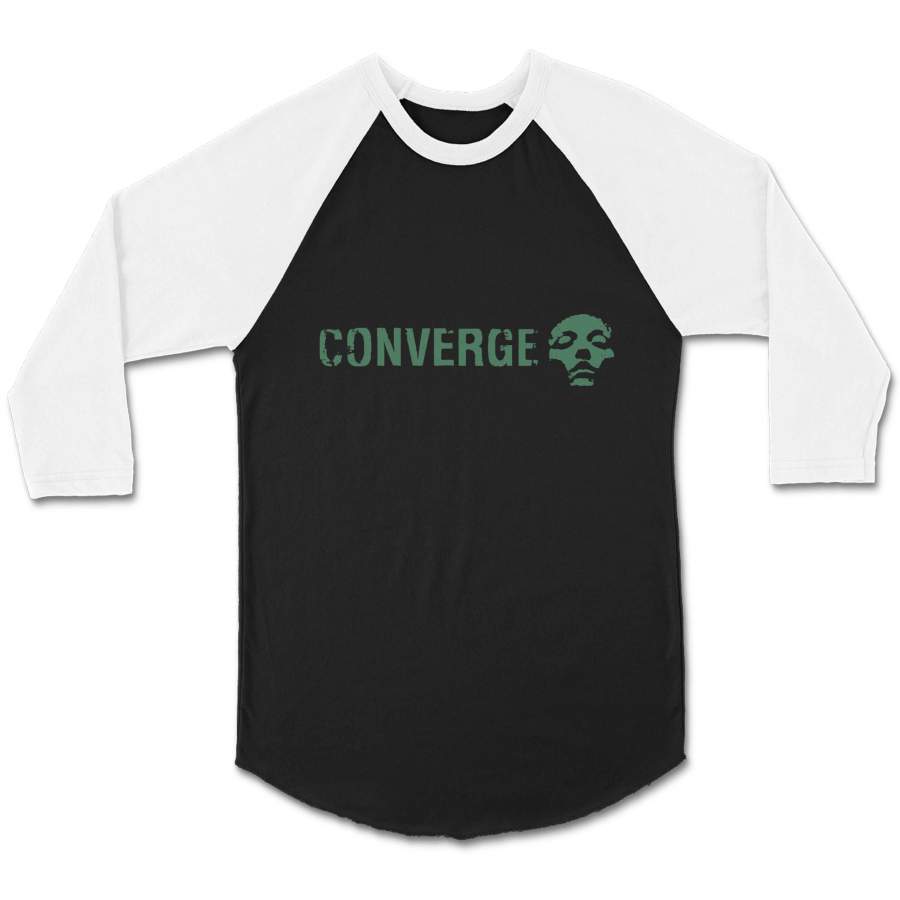 Converge Punk Rocker Metalcore Band Vegan Traditional Tattoo Jane Doe Boston CPY Unisex 3/4 Sleeve Baseball Tee T-Shirt