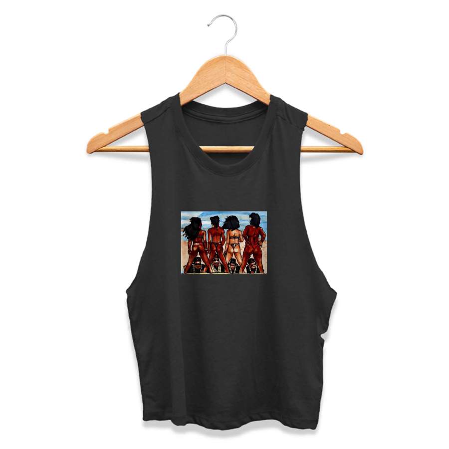 2 Live Crew As Nasty As They Wanna Be Hip Hop New Miami Florida Rap Uncle Luke CPY Womans Crop Tanktop Tee