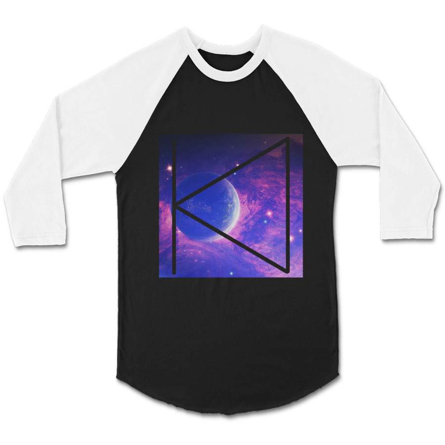 101 Simple Geometric Graphic New York CPY Unisex 3/4 Sleeve Baseball Tee T-Shirt