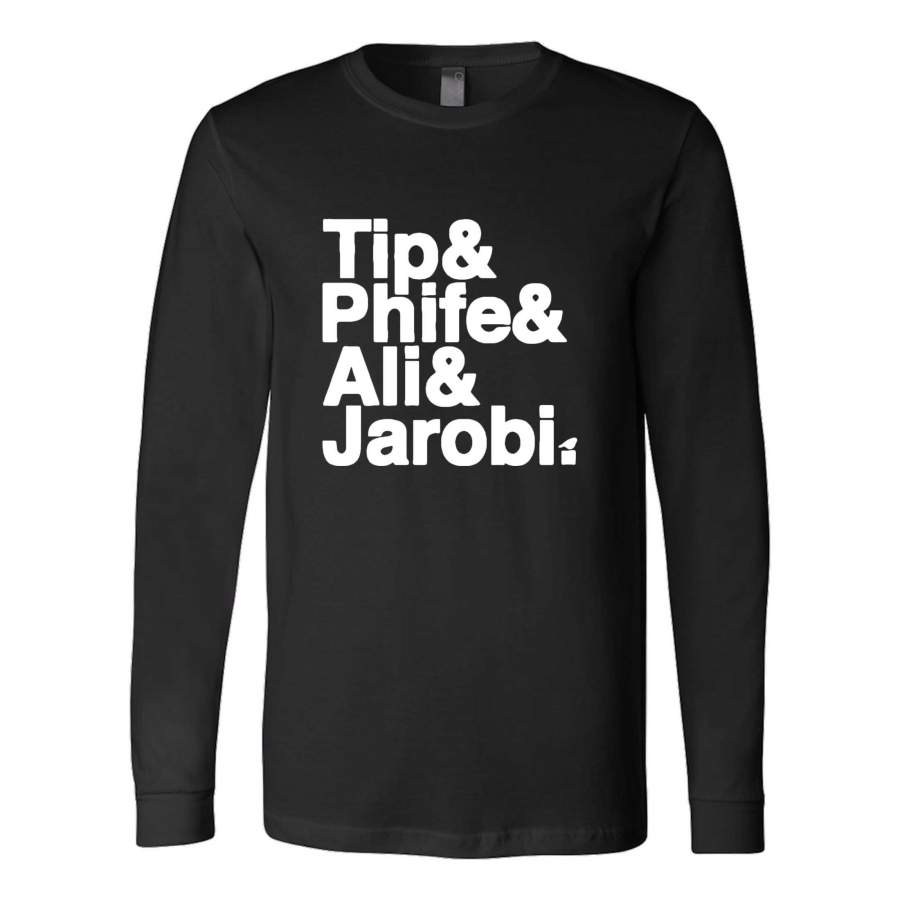 Adult Tribe Names Hip Hop Rap New York Ny Brooklyn Phife Tip Long Sleeve T-Shirt