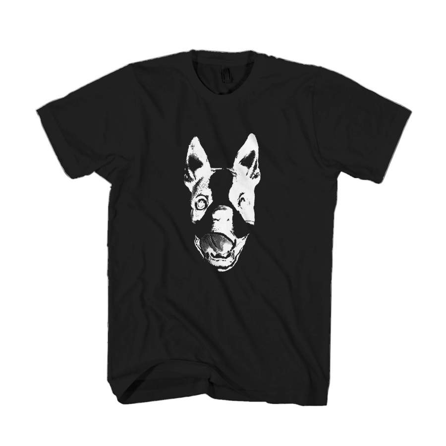 Boston Terrier Puppy Graphic Dog Clevotine Man’s T-Shirt