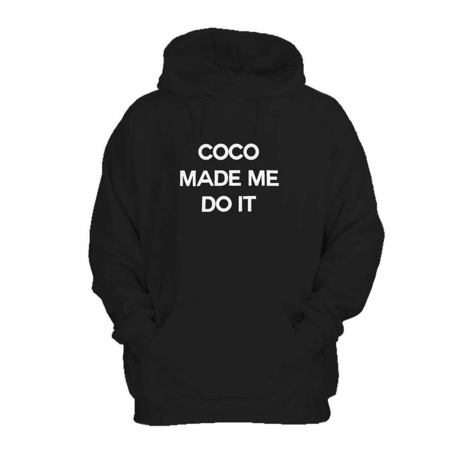 Btf Coco Made Me Do It Inspired Logo Parody Graphic Unique Holiday New York Brooklyn Nyc Hoodie