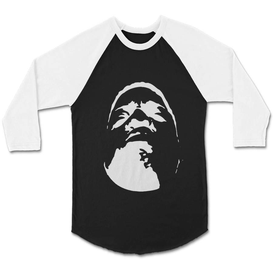 Biggie Notorious Big Children’s Hip Hop Rap Ny New York Music Stencil Gift Brooklyn East Coast CPY Unisex 3/4 Sleeve Baseball Tee T-Shirt