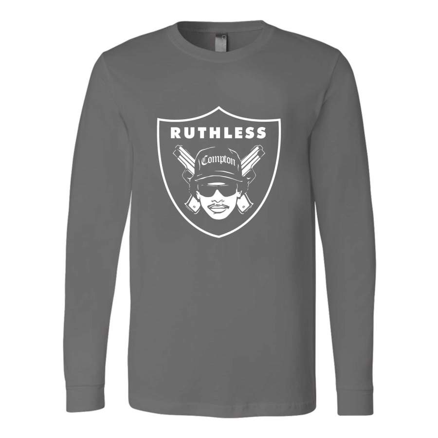 Eazy E Nwa Raiders Logo Ruthless Long Sleeve T-Shirt