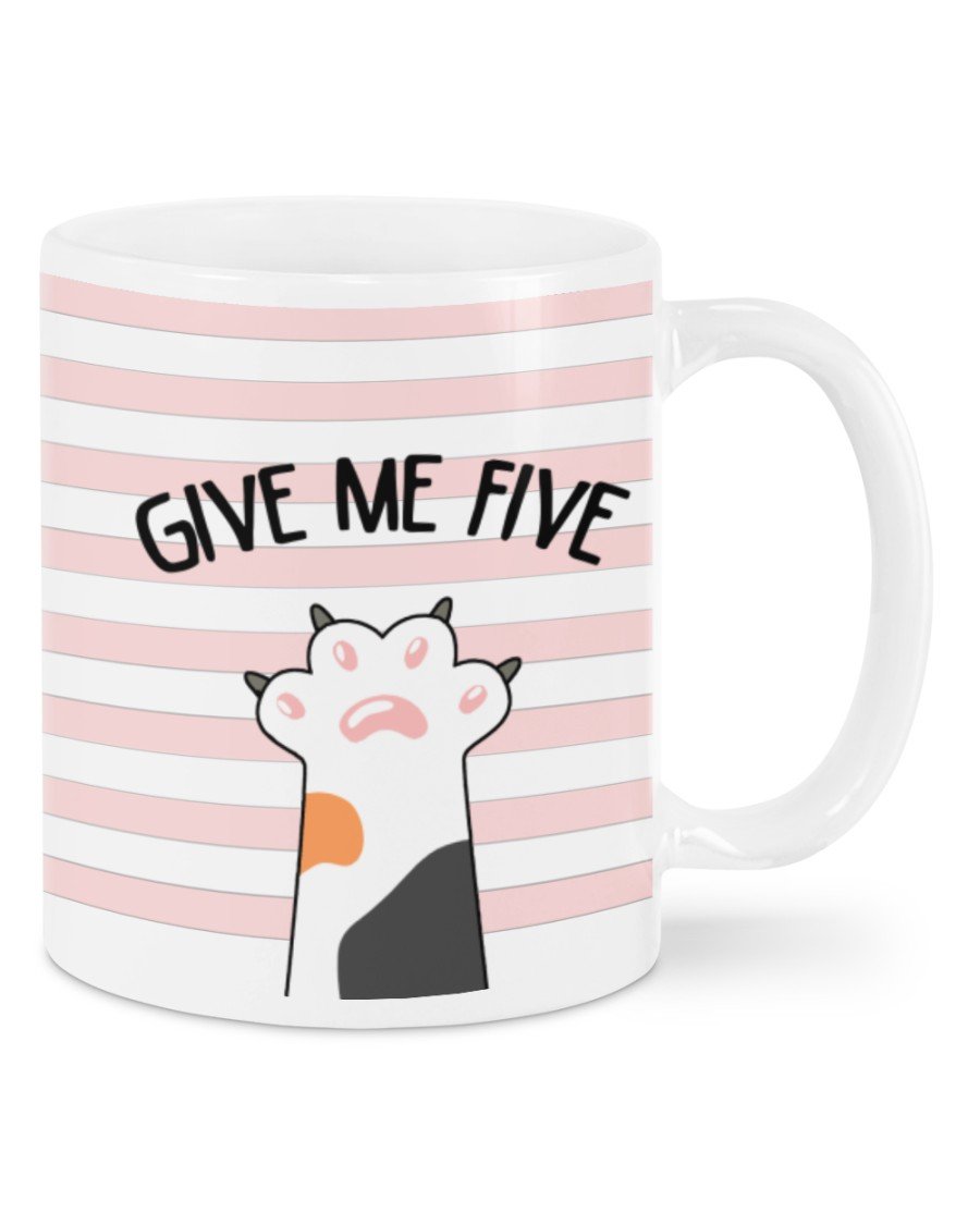 Cat Give Me Five Gift For Cat Mom Cat Lover Mugs | Mother’s Day Gift