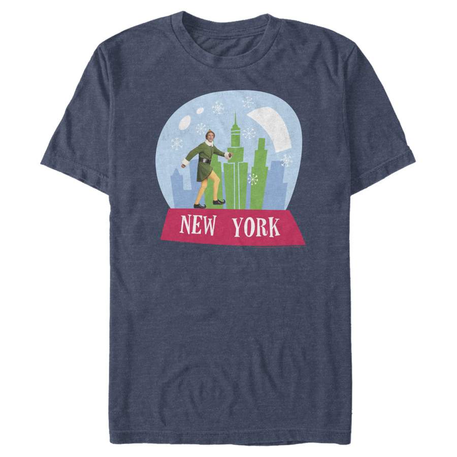 Elf Men’s New York Snow Globe T Shirt