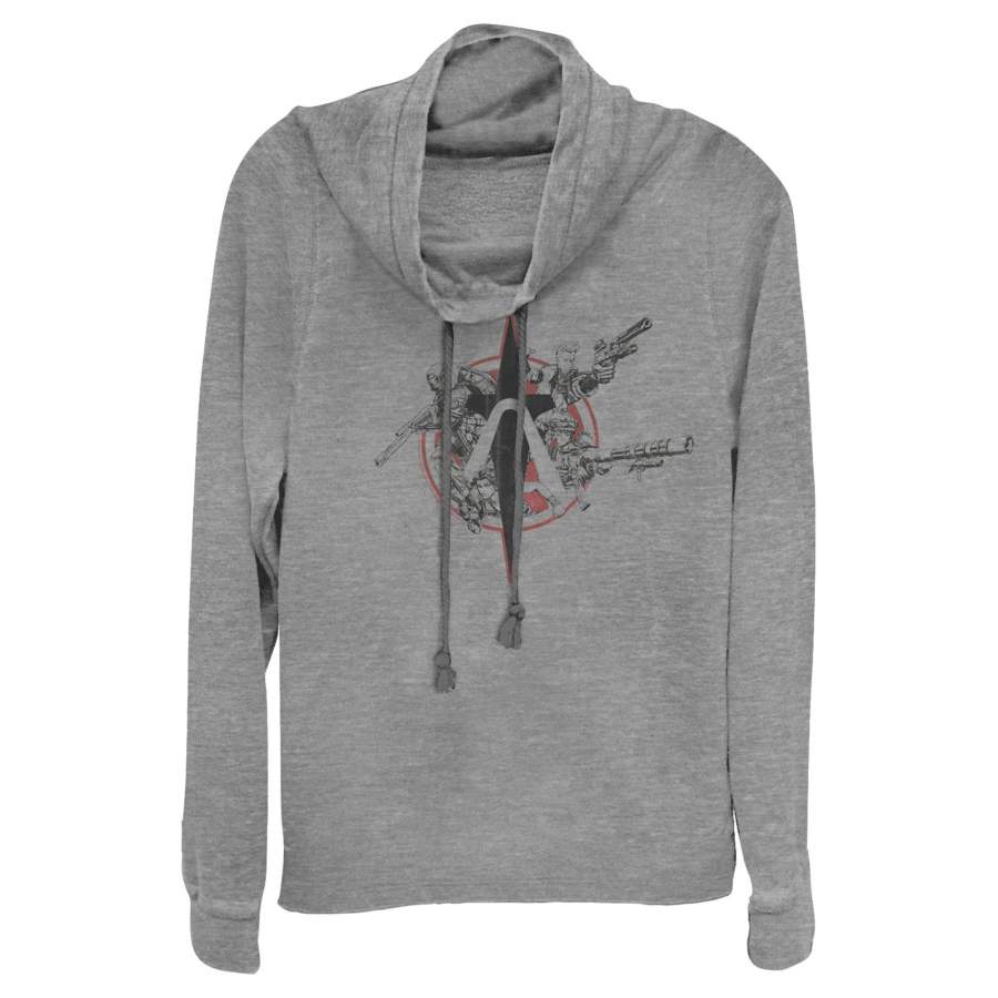 Borderlands 3 Junior’s Join the Crimson Raiders Cowl Neck Sweatshirt