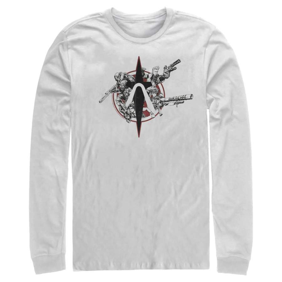 Borderlands 3 Men’s Join the Crimson Raiders Long Sleeve Shirt