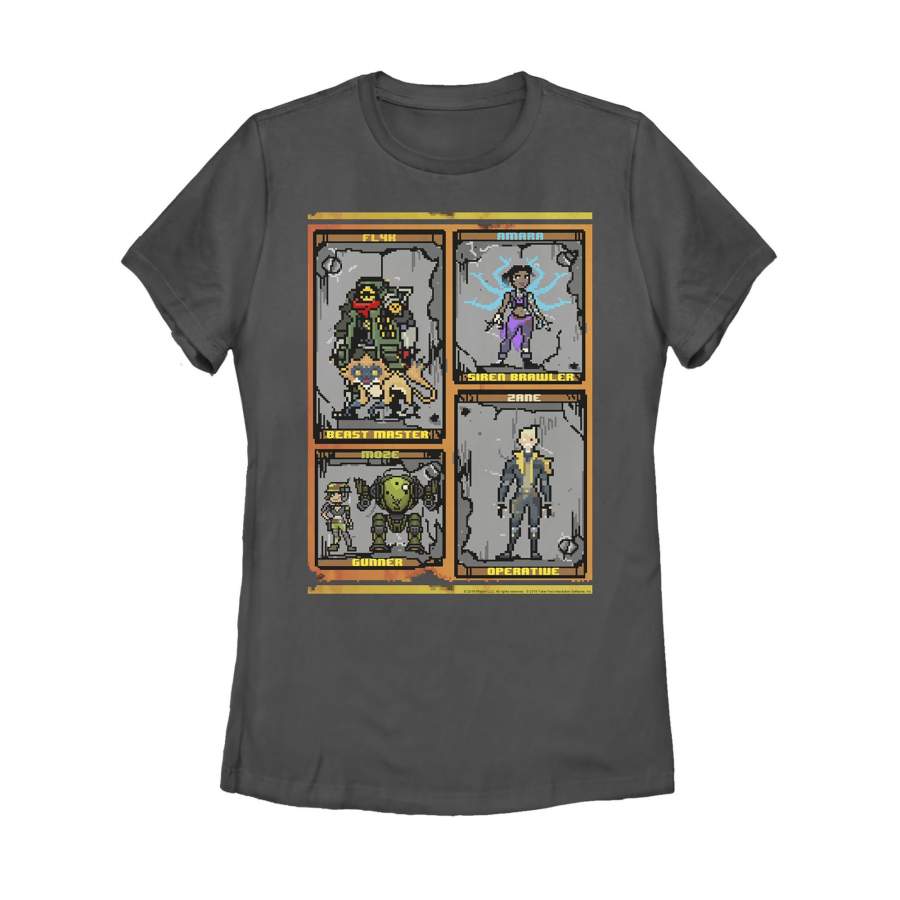 Borderlands 3 Women’s Pixelated Crimson Raiders T-Shirt