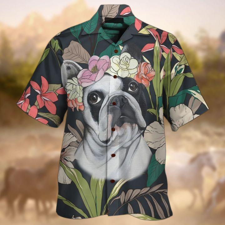 Boston Terrier Hawaiian Shirt | Unisex | Adult | Hw7520