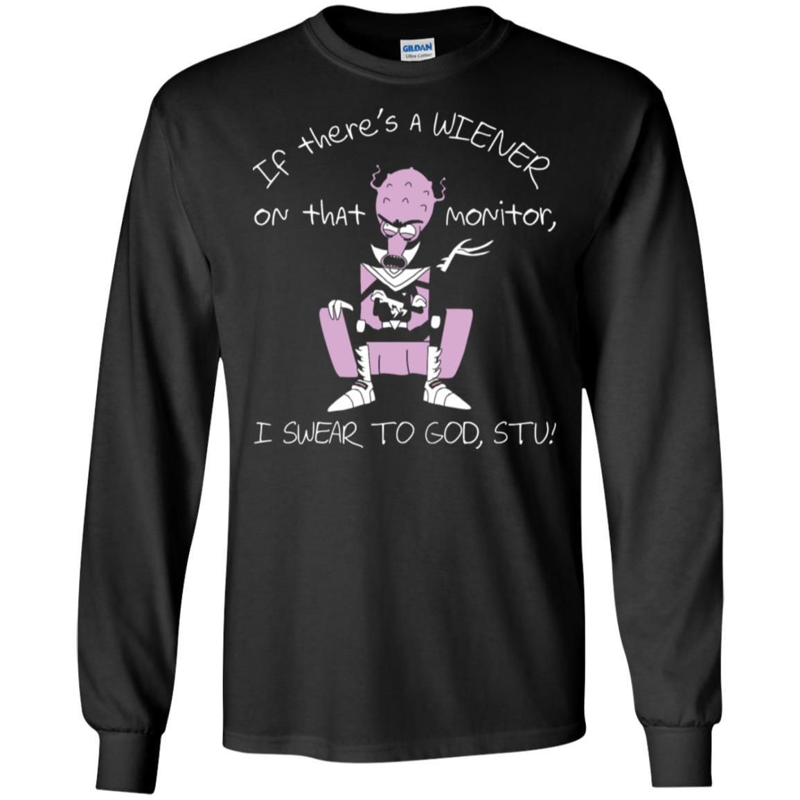 Rick And Morty If Theres A Wiener Men Long Sleeve Shirt