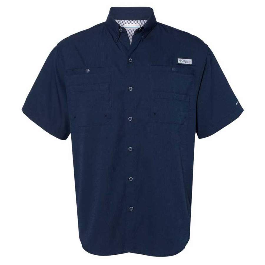 Columbia Men’s Collegiate Navy Tamiami II Short Sleeve Shirt