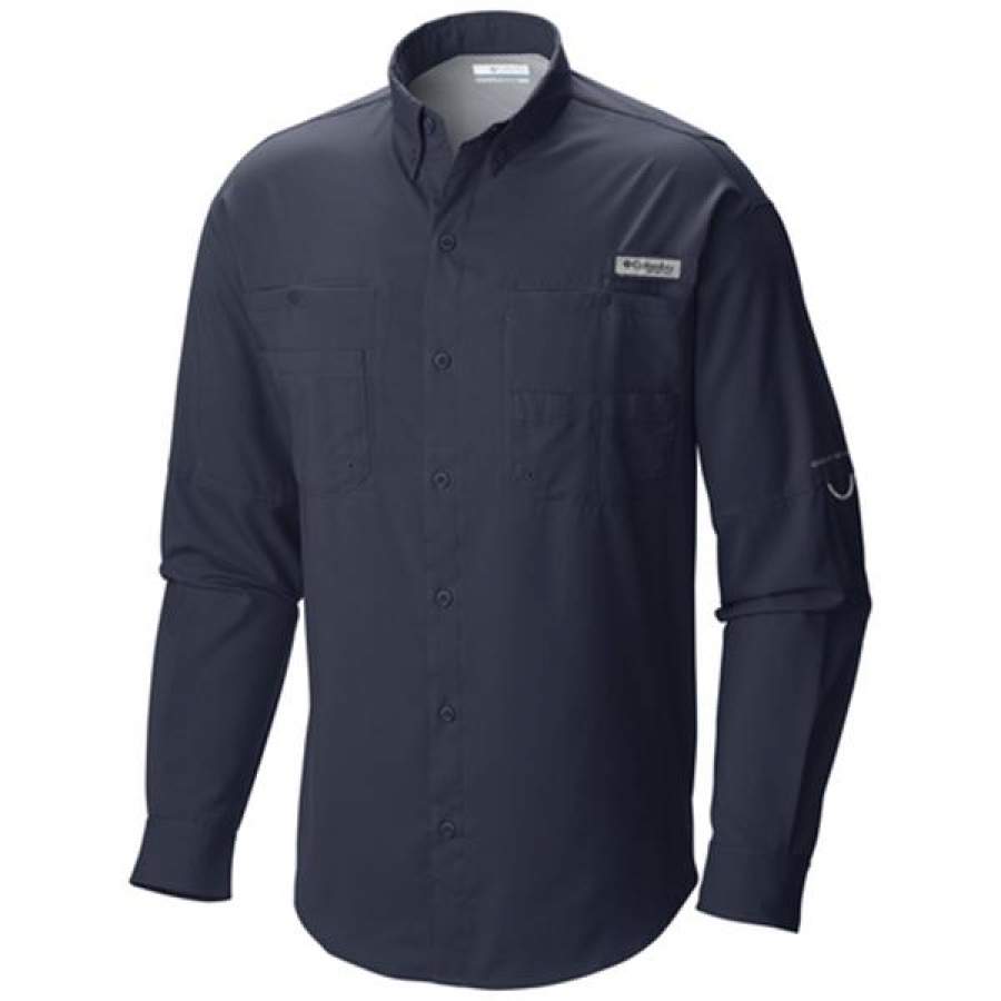 Columbia Men’s Collegiate Navy Tamiami II Long Sleeve Shirt