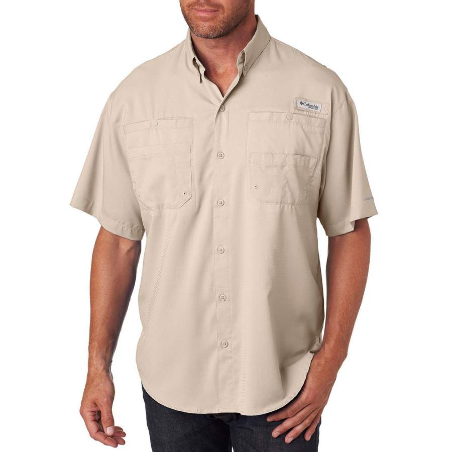 Columbia Men’s Fossil Beige Tamiami II S/S Shirt