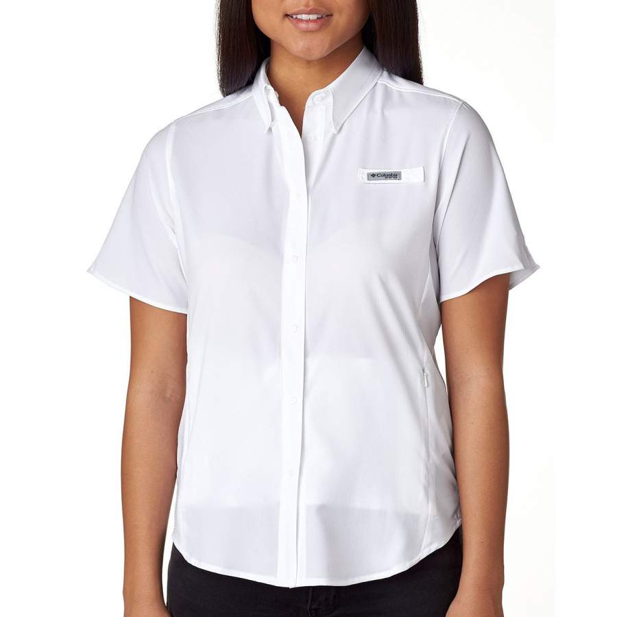 Columbia Women’s White Tamiami II Short Sleeve Shirt