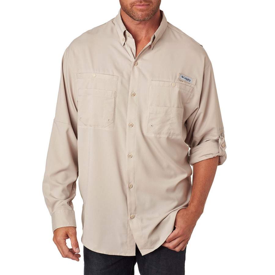 Columbia Men’s Fossil Beige Tamiami II L/S Shirt