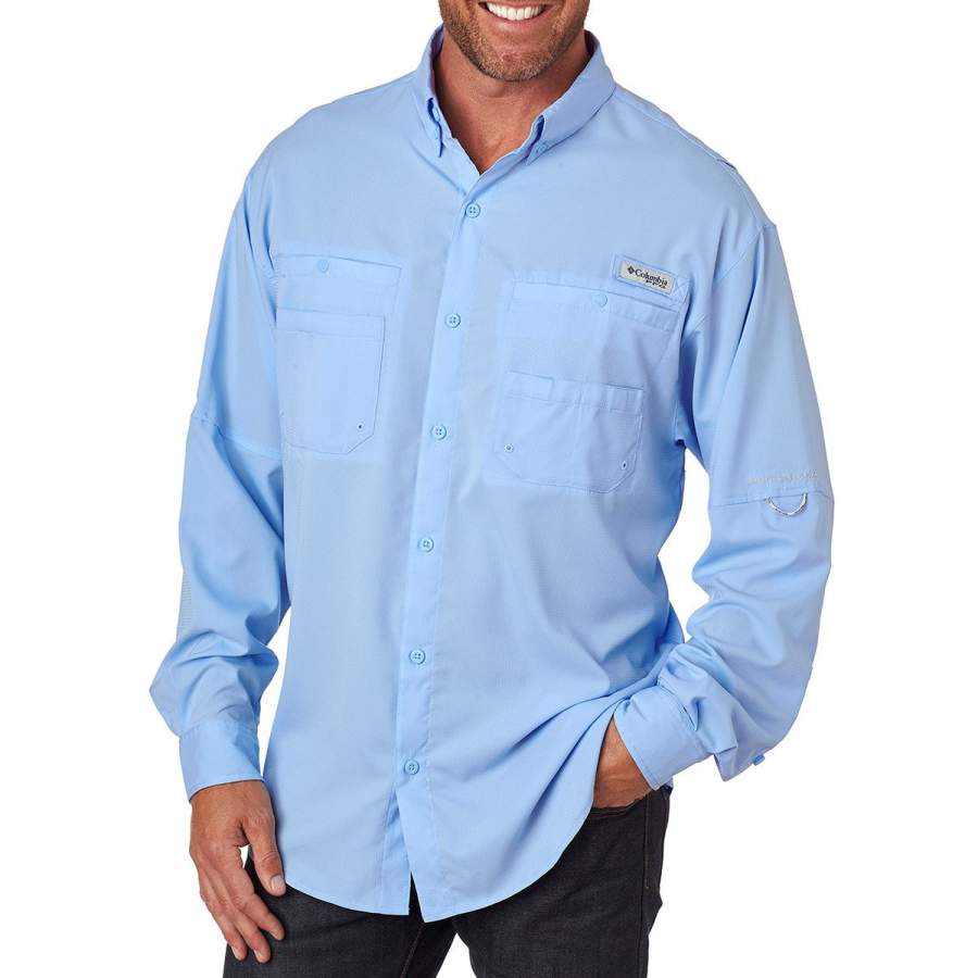 Columbia Men’s Sail Blue Tamiami II L/S Shirt