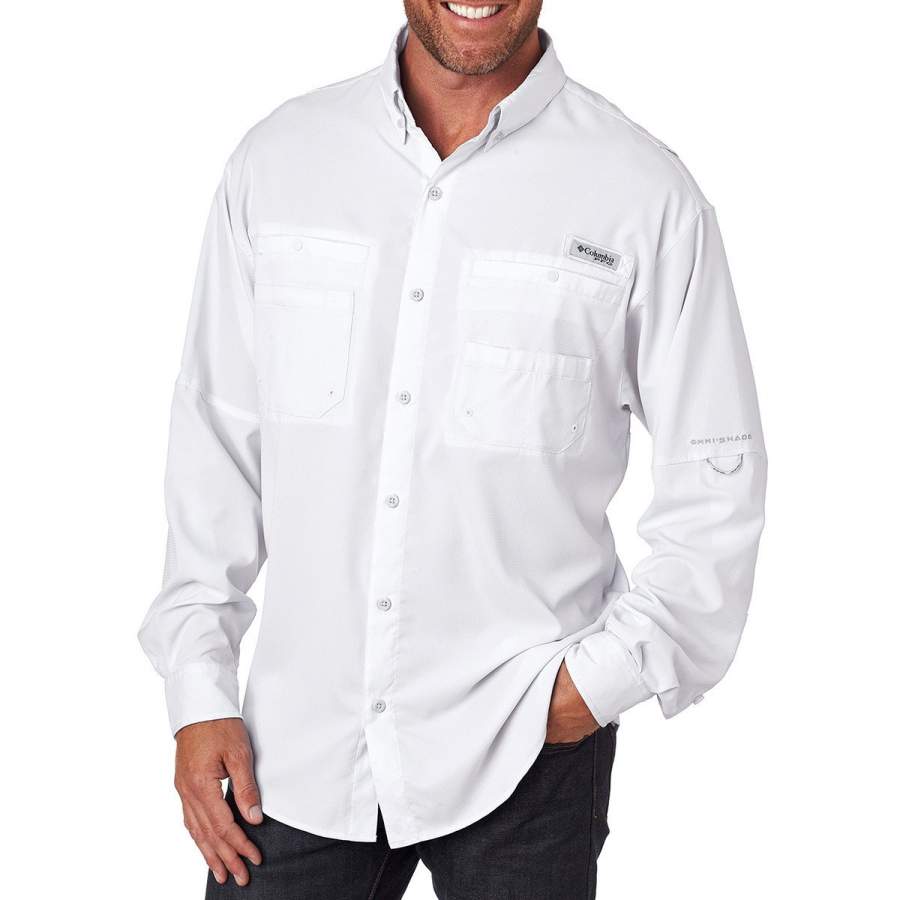 Columbia Men’s White Tamiami II L/S Shirt