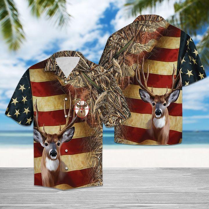 Deer Hunting Hawaiian Shirt | Unisex | Adult | Hw6546