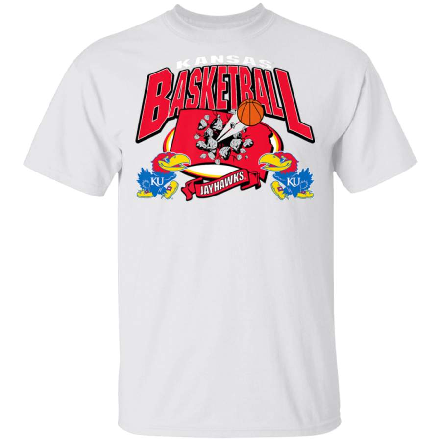 Design_Kansas Jayhawks Basketball TShirt Apparel