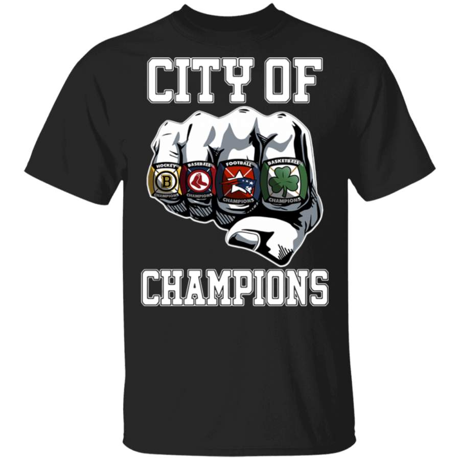 City Of Champions Boston Sports Teams Citizen T-Shirt