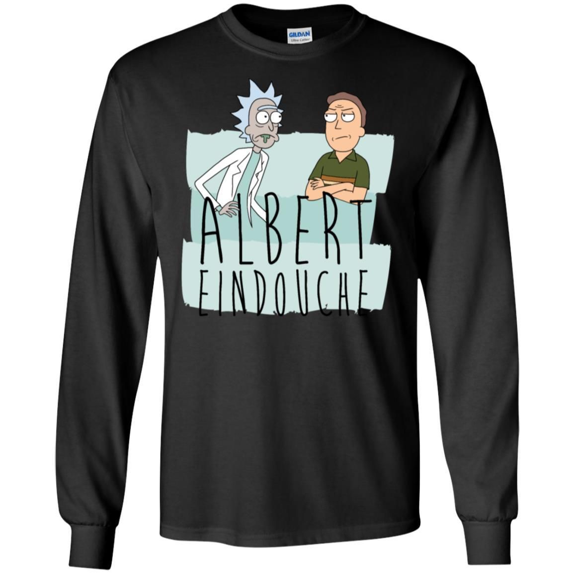 Rick And Morty Courage Is Eating A Hot Dog Men Long Sleeve Shirt