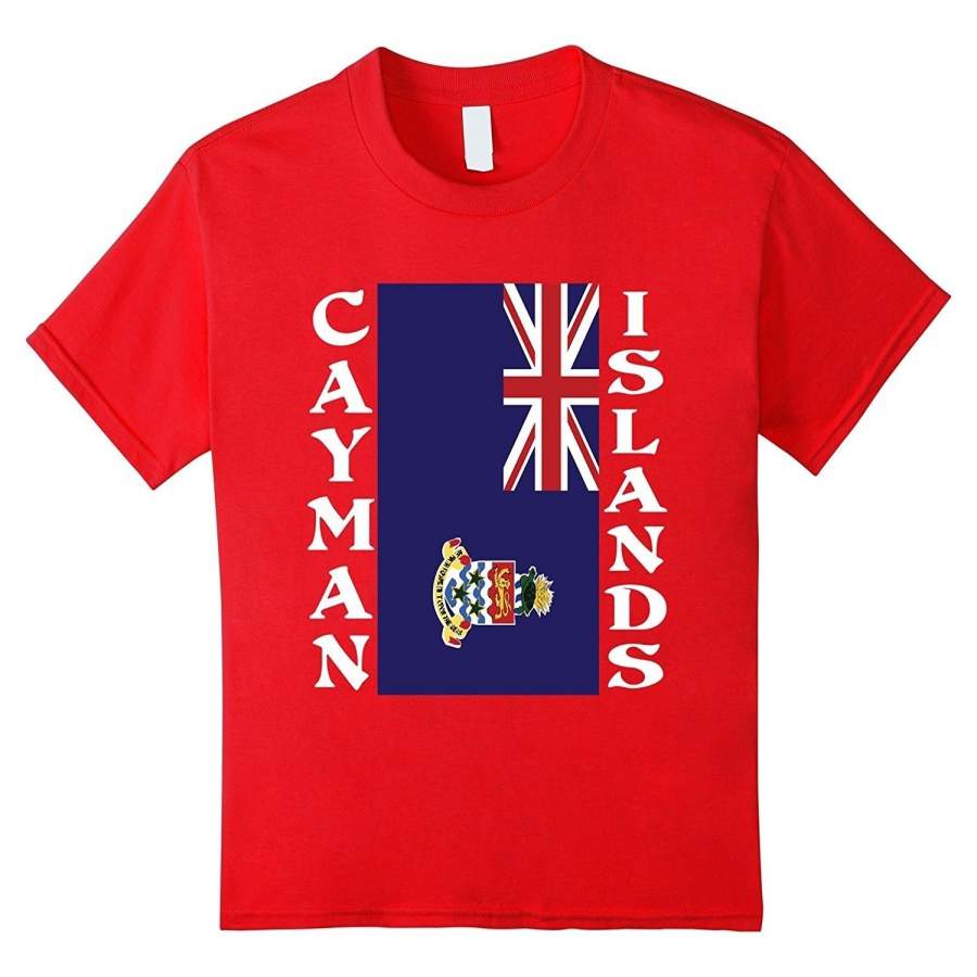 Cayman Islands Cayman Islander Pride Flag Sideways T-Shirt