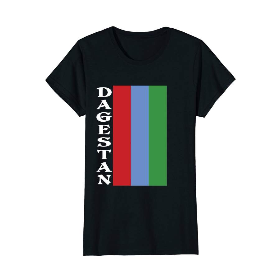 Dagestan Pride Sideways Flag T-Shirt