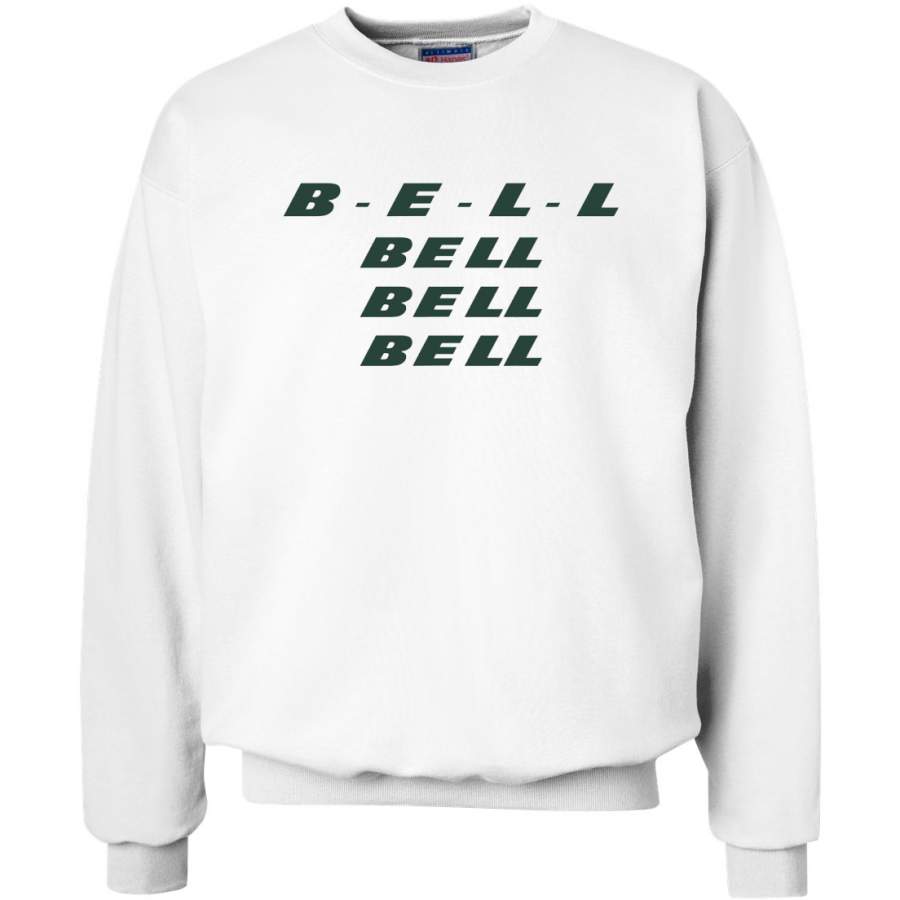 B-E-L-L Bell Bell Bell, Funny #26 New York Fantasy Football Fans | Mens Sports Crewneck Graphic Sweatshirt