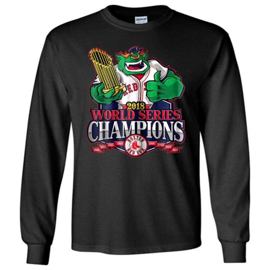 Damage Done Boston Red Sox 2018 World Series Champions Long T-shirt