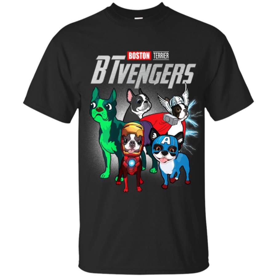 BTvengers Boston Terrier Dog Lover T-Shirt