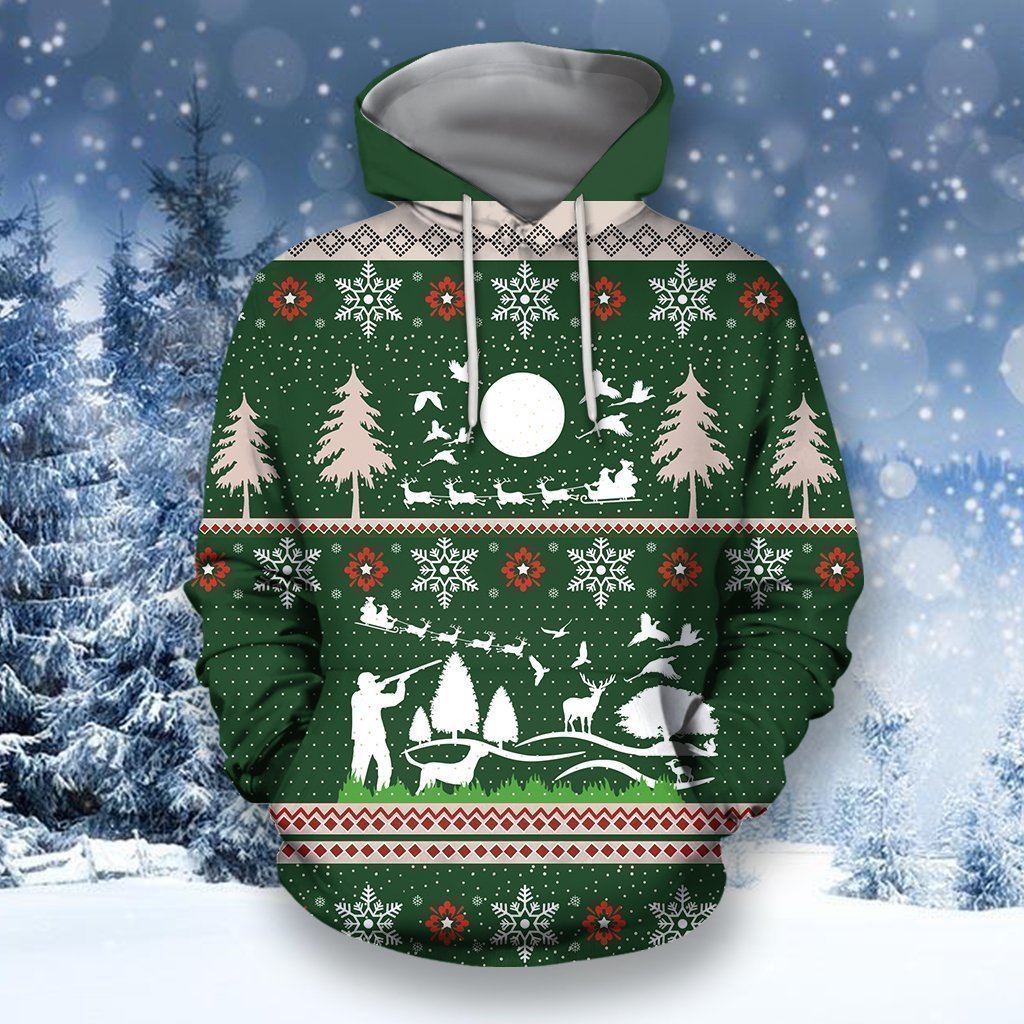 Hunting Christmas 3D All Over Print | Unisex | Adult | Ht1701