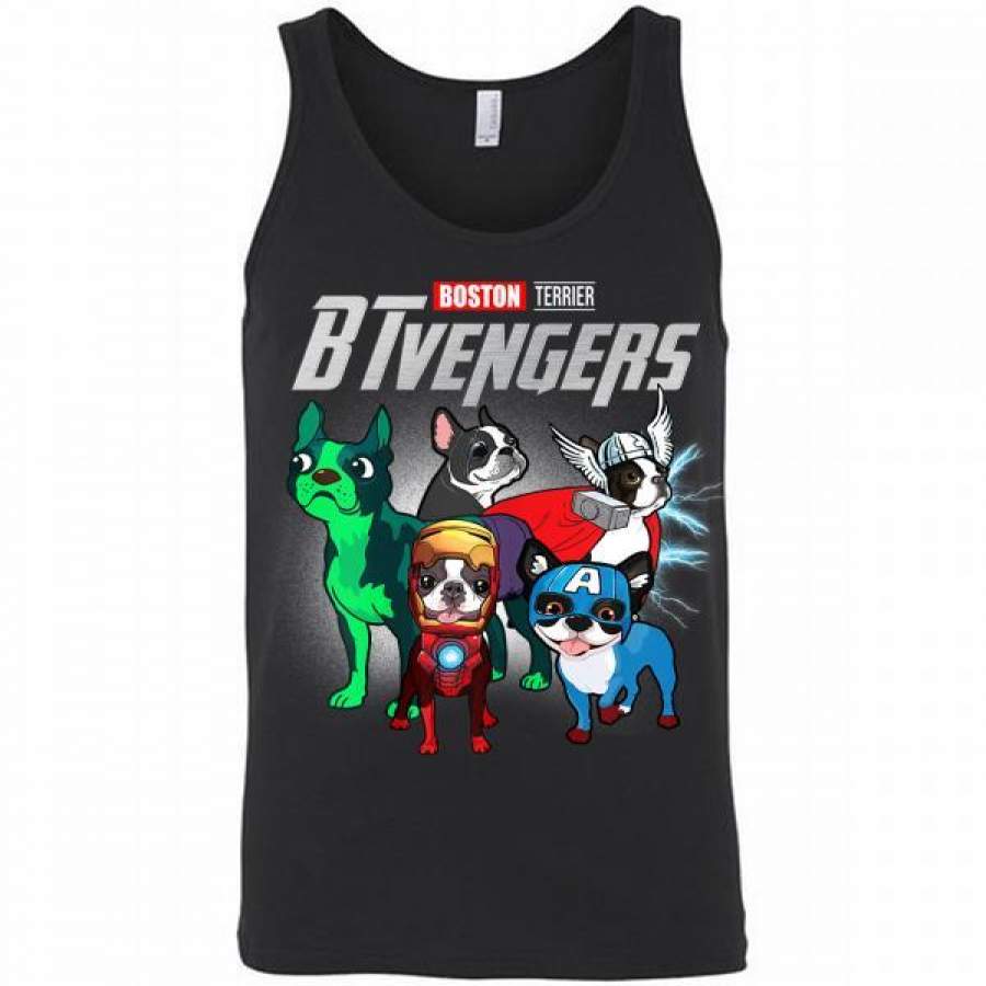 BTvengers Boston Terrier Dog Lover Tank Top