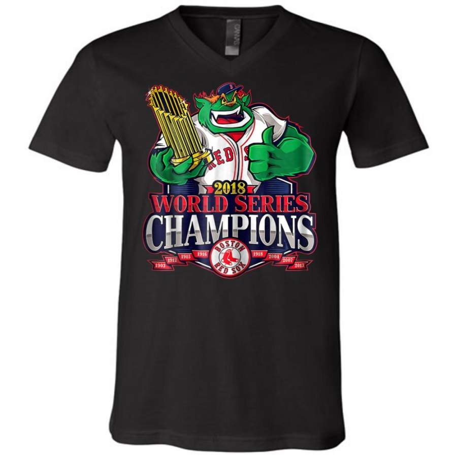 Damage Done Boston Red Sox 2018 World Series Champions Unisex V-neck