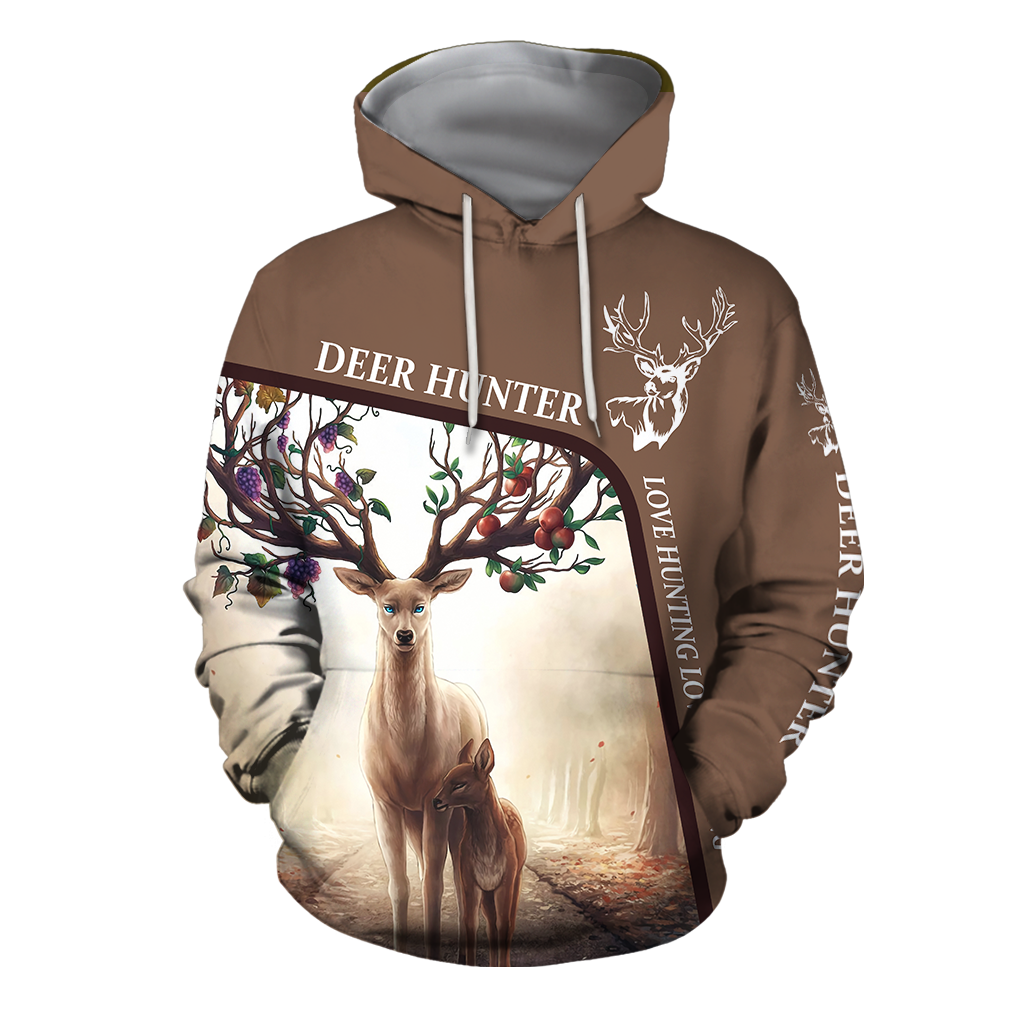 Love Deer Hunting 3D All Over Print | Unisex | Adult | Ht2428