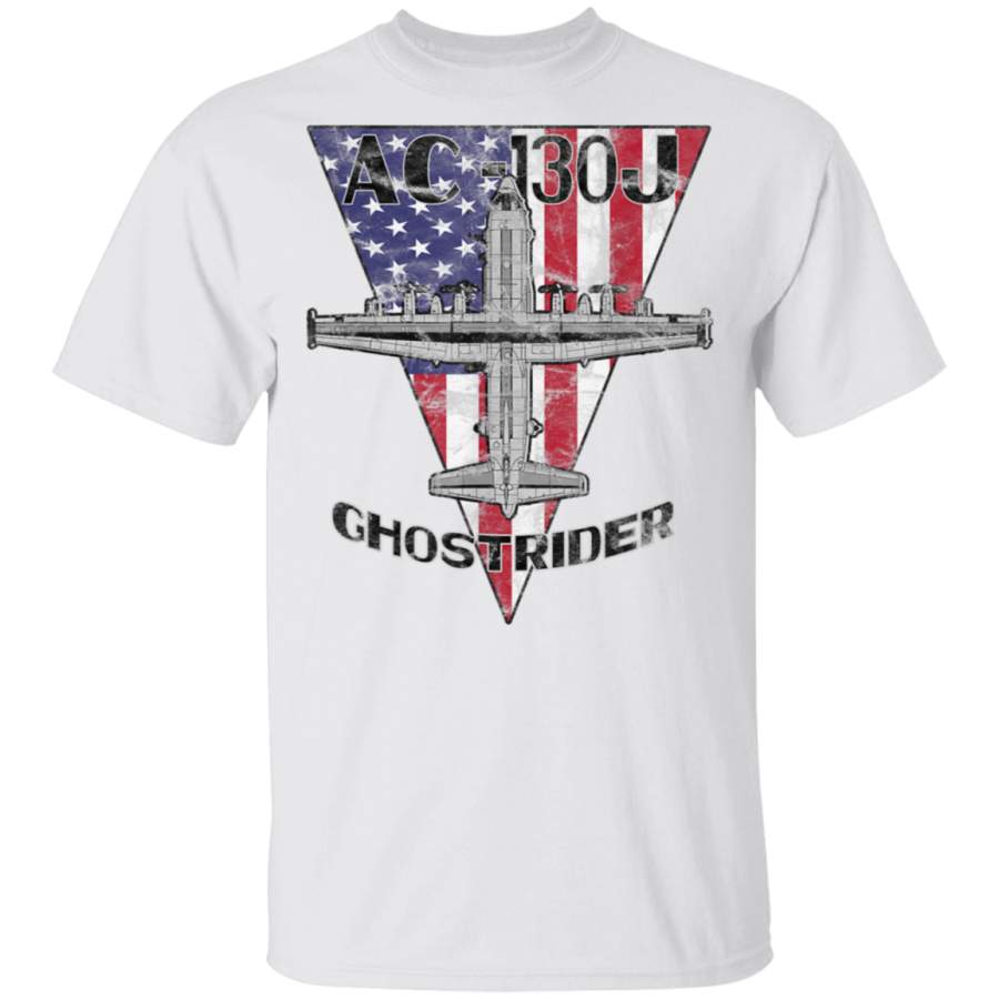 AC130 J Ghostrider Military Airplane Patriotic Vintage TShirt