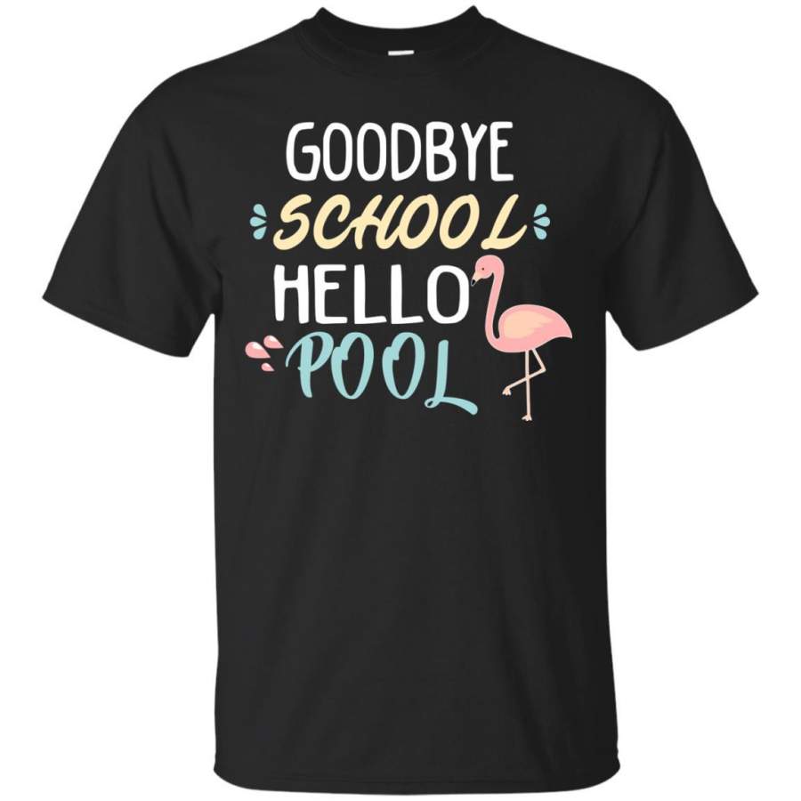 End of School Shirt Flamingo Tshirt for Women Miami T shirt