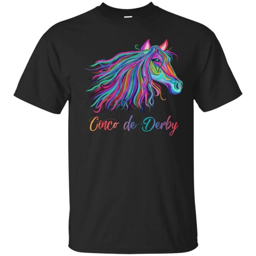 Cinco De Derby Kentucky Horse Race Mexican T-Shirt