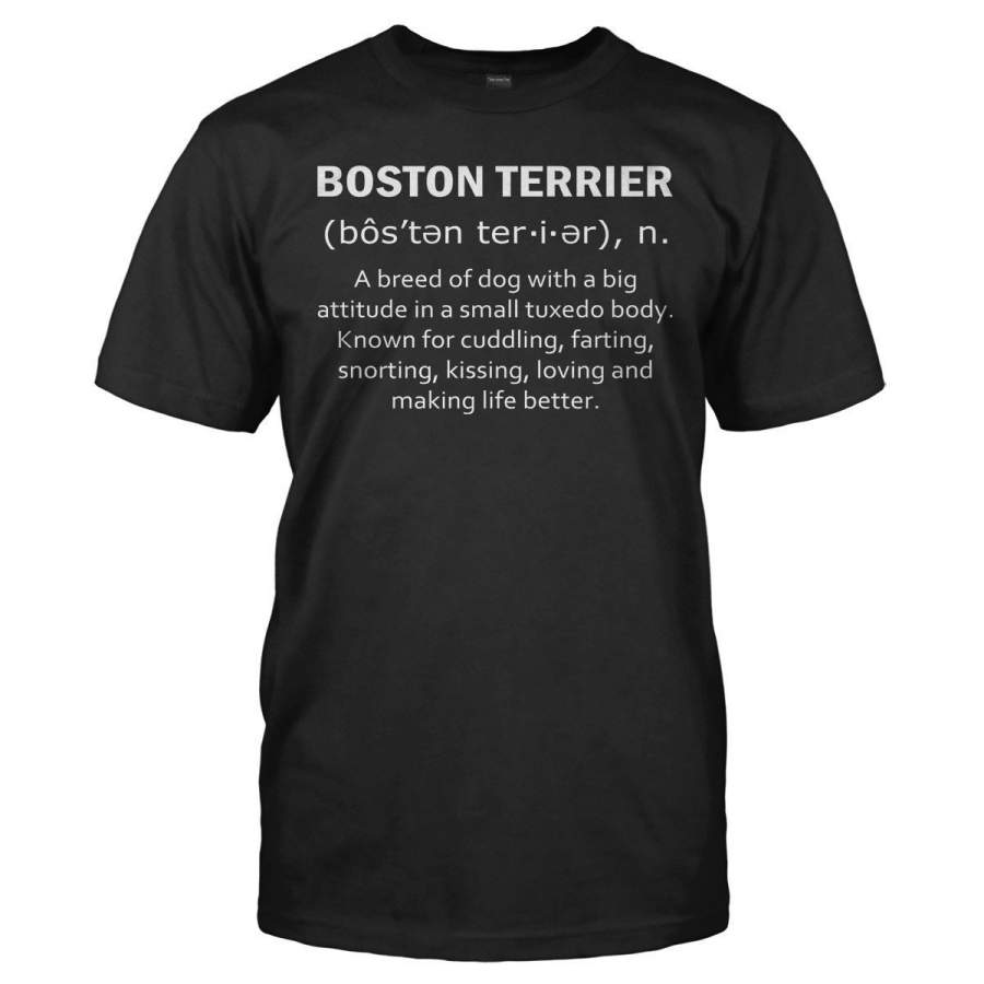 Boston Terrier Definition – T Shirt