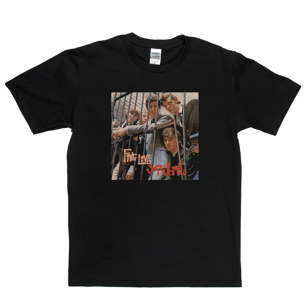 Discover Cool The Yardbirds Five Live T-Shirt