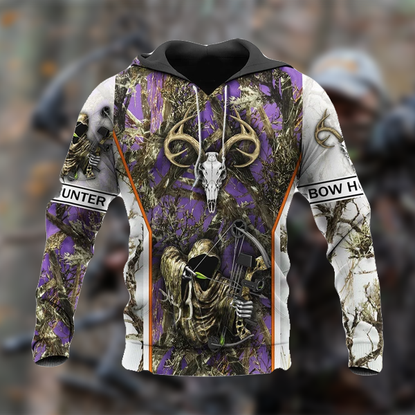 Bow Hunting Purple 3D All Over Print | Unisex | Adult | Ht4676