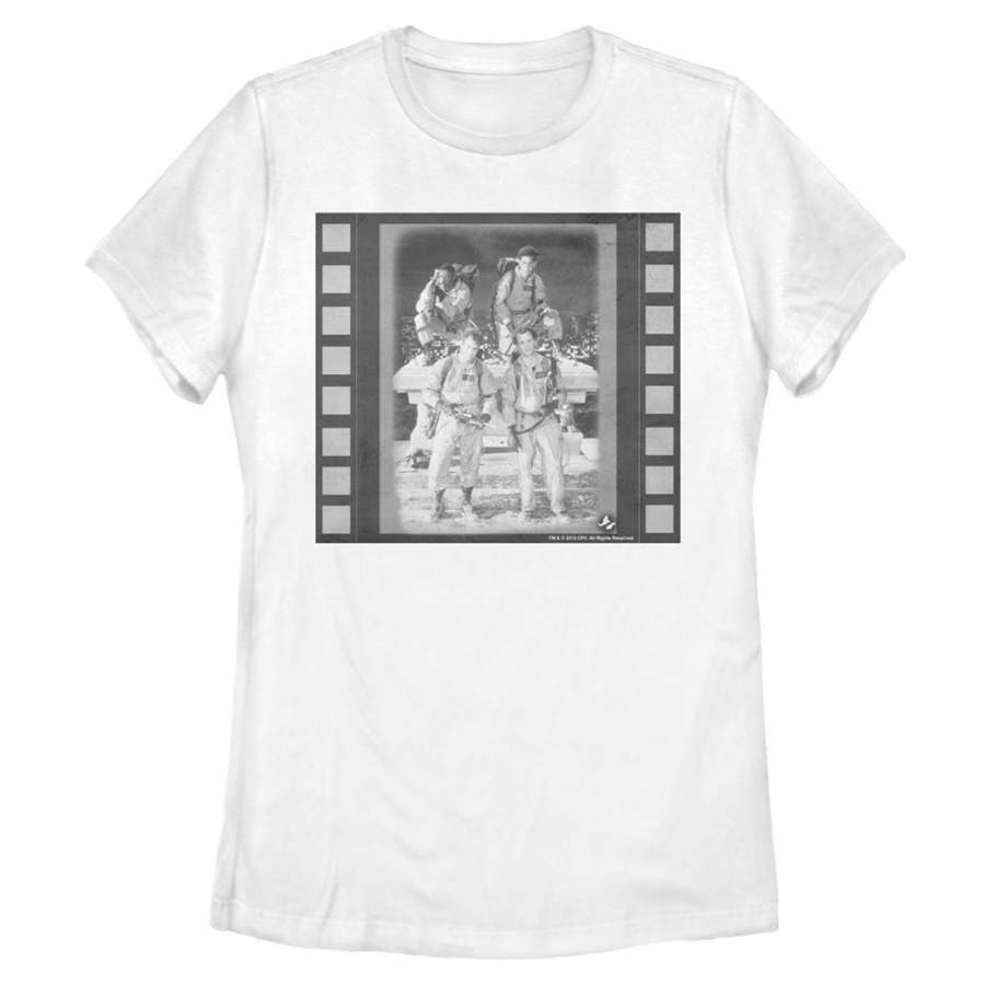 Film Strip – Ghostbusters White T-Shirt, Women’s