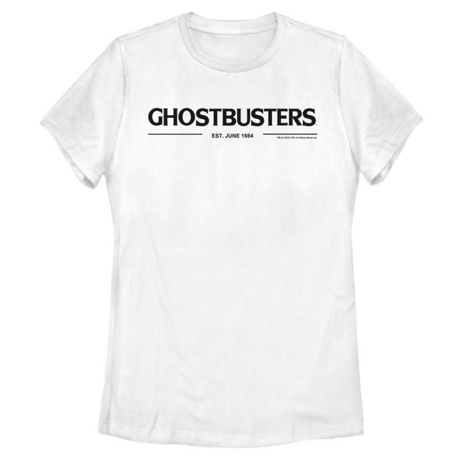 Est. 1984 – Ghostbusters White T-Shirt, Women’s