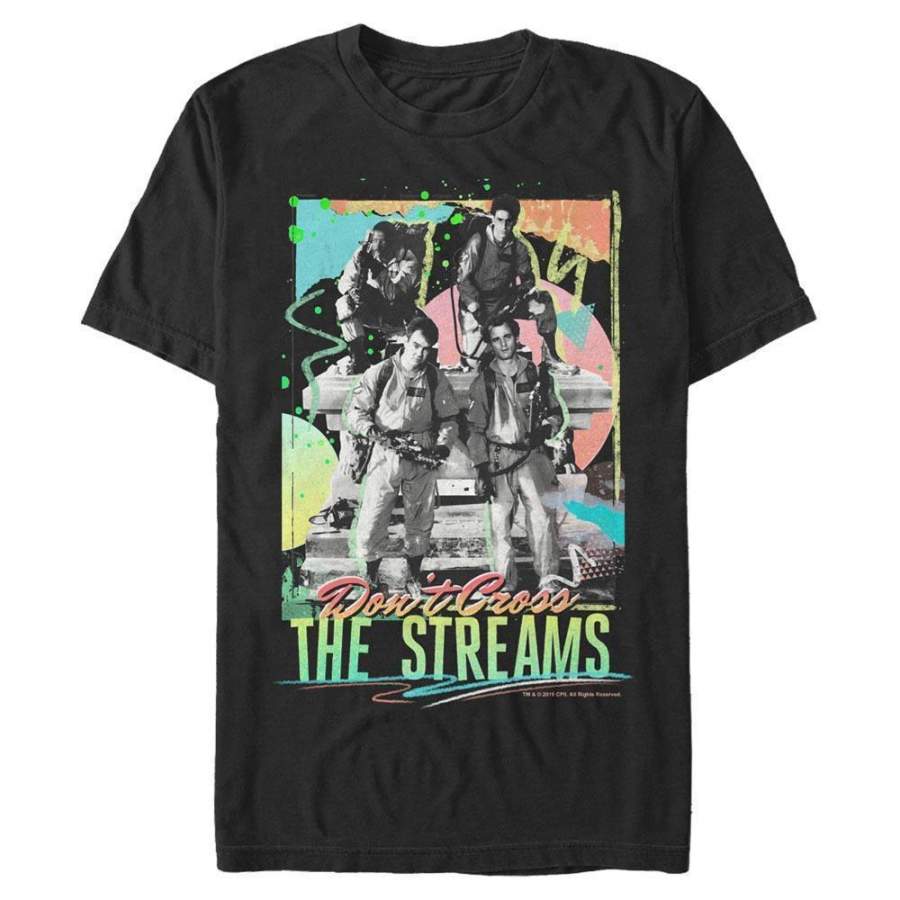 80’s Stream Dream – Ghostbusters Black T-Shirt