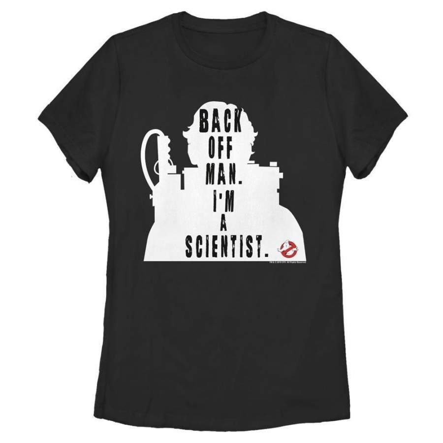 Back Off, Man – Ghostbusters Black T-Shirt, Women’s