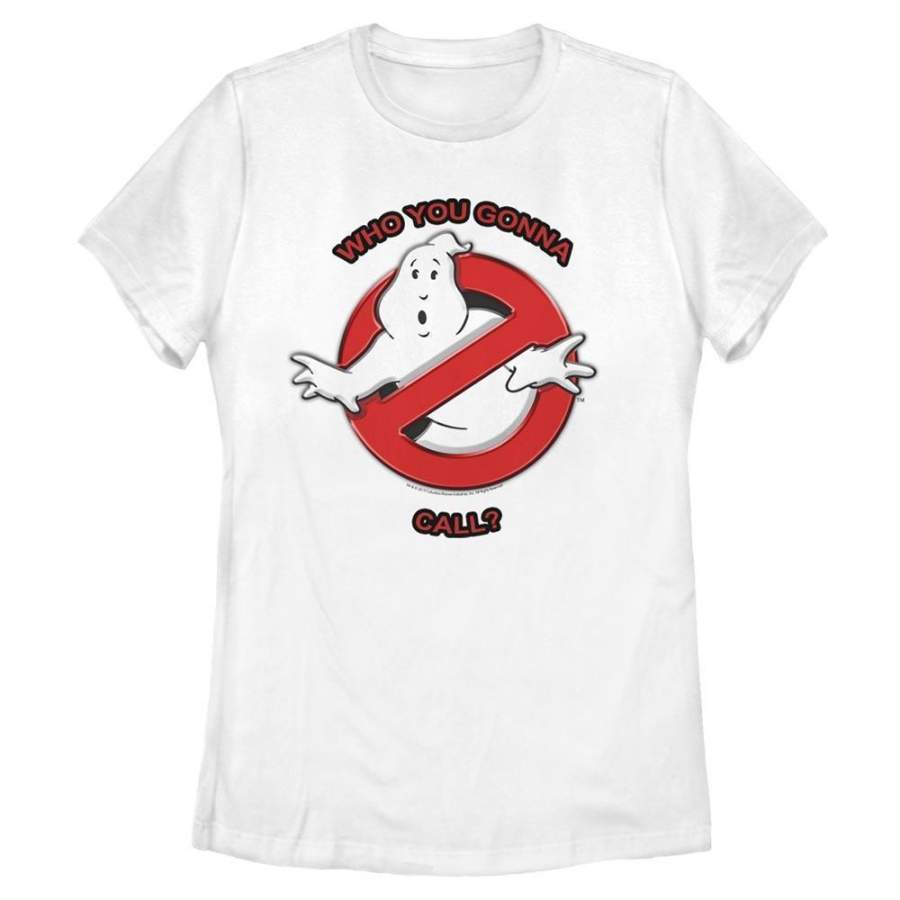 Classic Style Logo – Ghostbusters White T-Shirt, Women’s