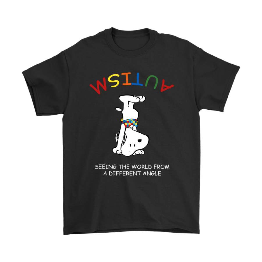 Autism Seeing The Word From A Different Angle Snoopy Shirts