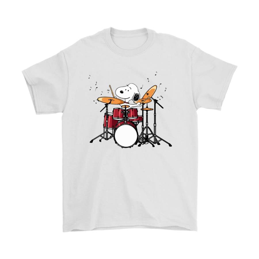 Drummer Snoopy Playing With The Drum Kits Shirts