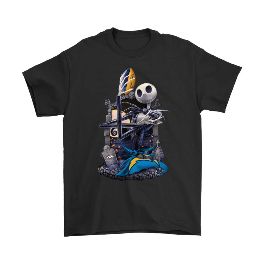 Los Angeles Chargers Jack Skellington Halloween Shirts