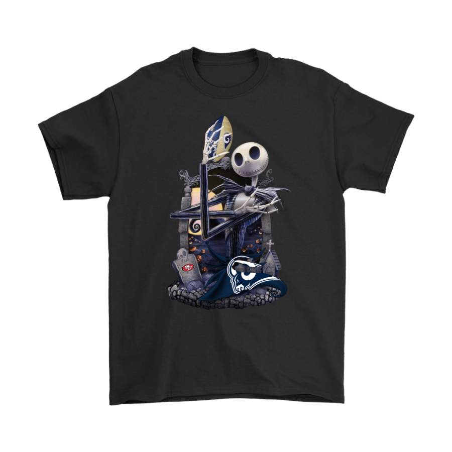 Los Angeles Rams Jack Skellington Halloween Shirts